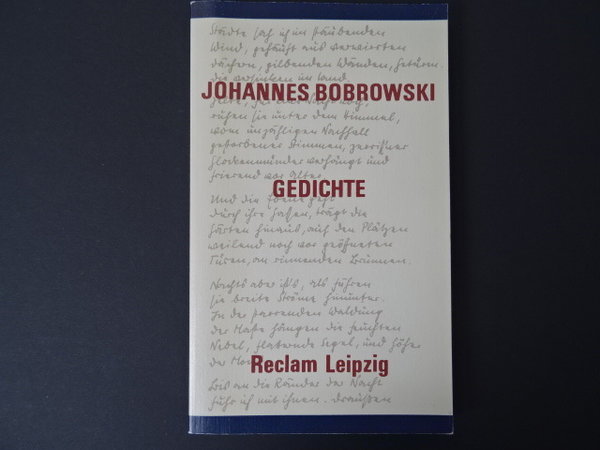 Gedichte / Johannes Bobrowski