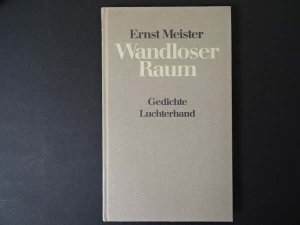 Wandloser Raum / Ernst Meister