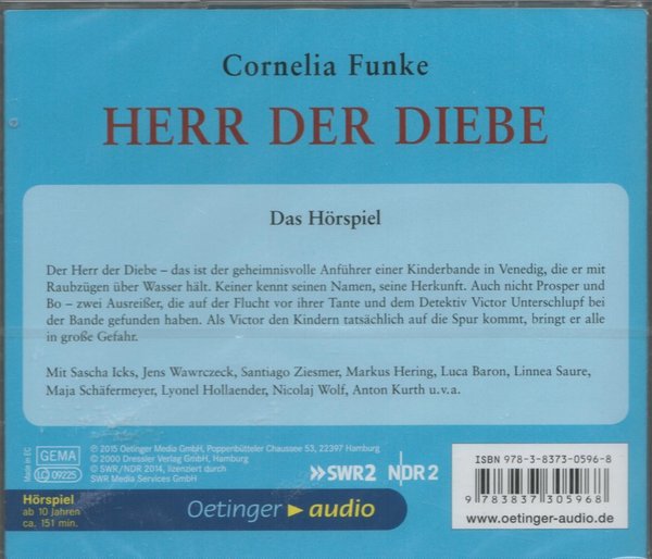 Herr der Diebe / Cornelia Funke
