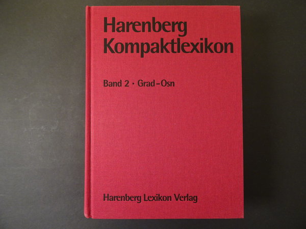 Harenberg Kompaktlexikon in 3 Bänden, Bd. 2, Grad-Osn / Unbekannter Autor