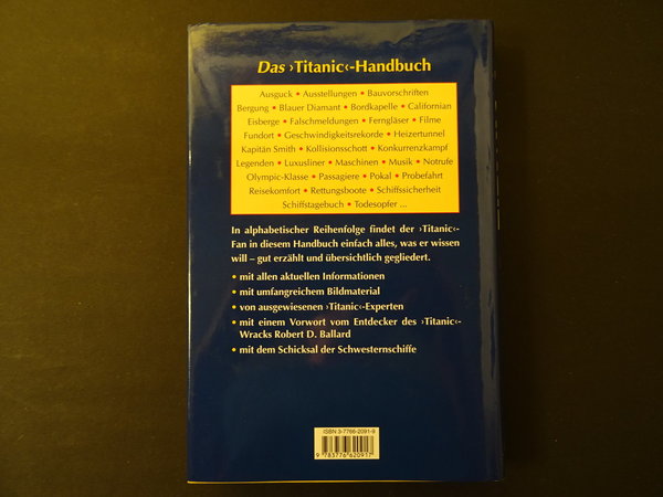 Titanic - Das Handbuch / Harro Hess, Manfred Hessel