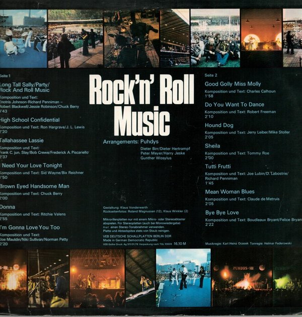 Rock'n' Roll Music / Puhdys