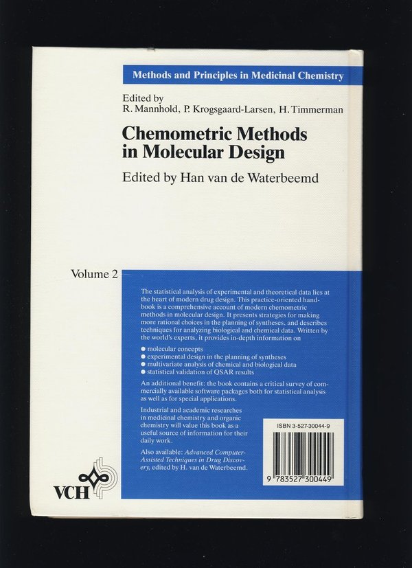 Chemometric Methods in Molecular Design / Han van de Waterbeemd