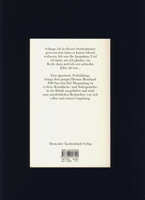 Der Atem - Eine Entscheidung / Thomas Bernhard