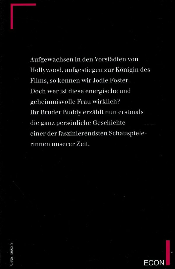 Jodie Foster - Eine Biographie / Buddy Foster, Leon Wagener