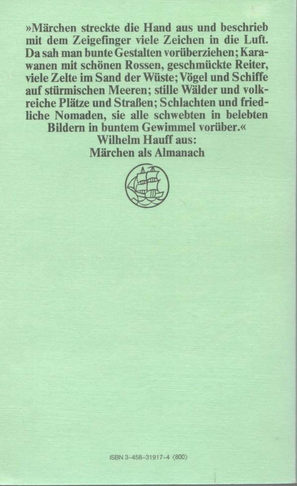 Wilhelm Hauff: Märchen / Bernd Zeller (Hrsg.)