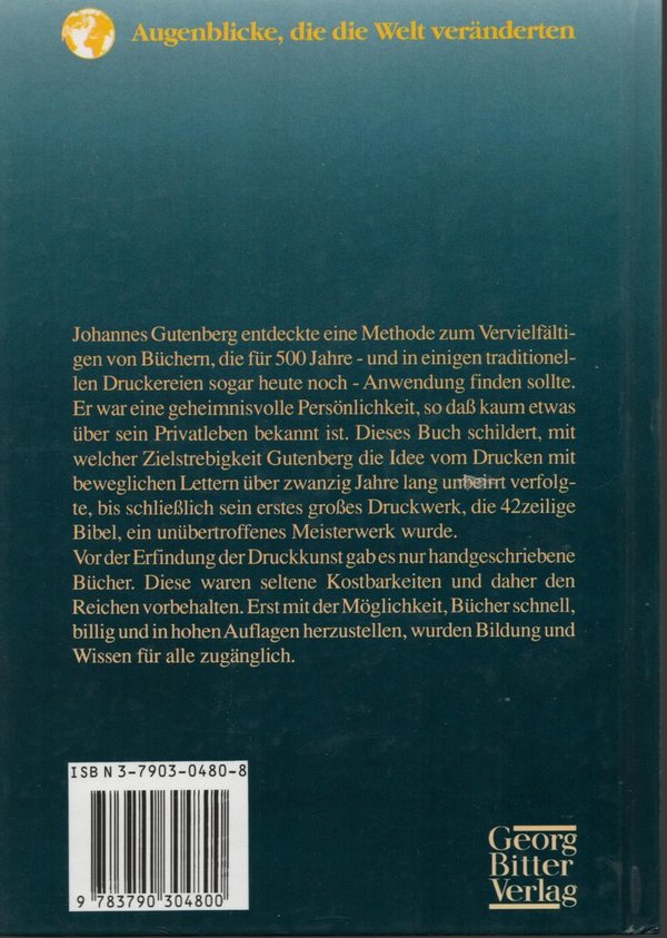 Johannes Gutenberg. Der Buchdruck / Michael Pollard