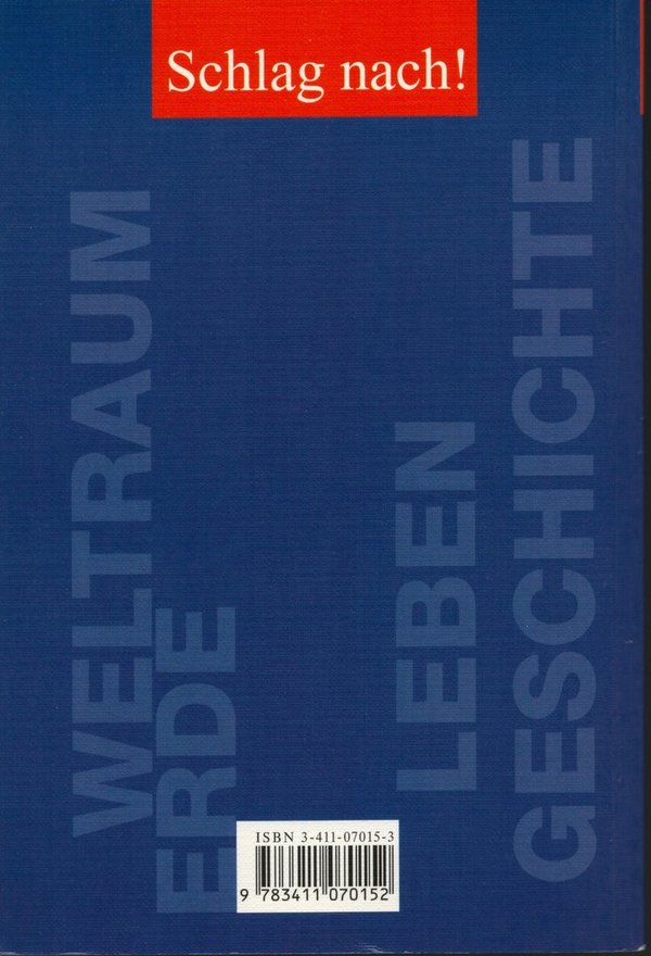 Weltraum, Erde, Leben und Geschichte / Meyers Lexikonredaktion (Hrsg.)