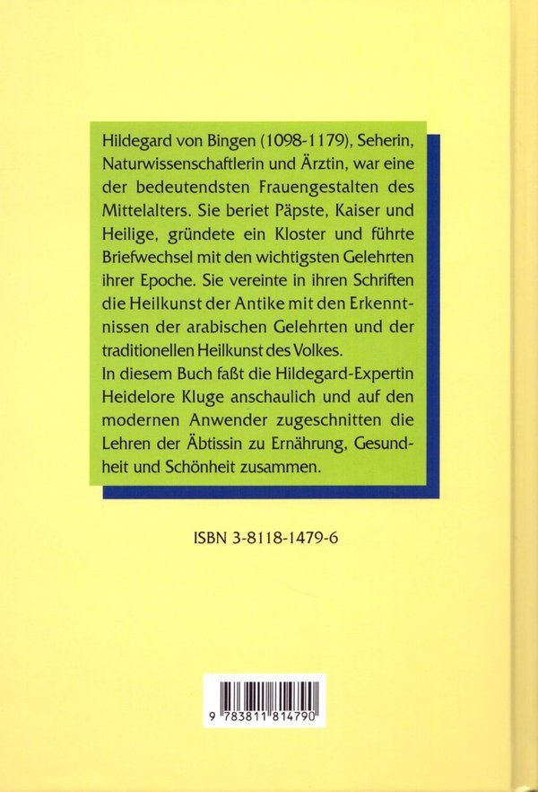 Das grosse Hildegard von Bingen Buch / Heidelore Kluge