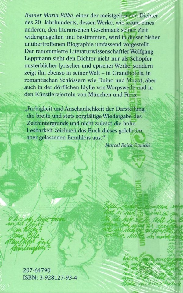 Rilke - Sein Leben, seine Welt, sein Werk / Wolfgang Leppmann