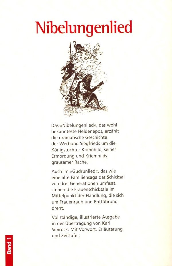 Nibelungenlied / Karl Simrock, Günter Schweikle