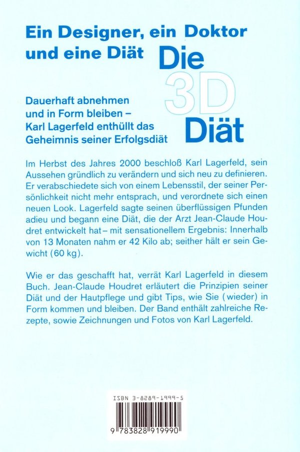 Die 3-D-Diät / Karl Lagerfeld, Jean-Claude Houdret