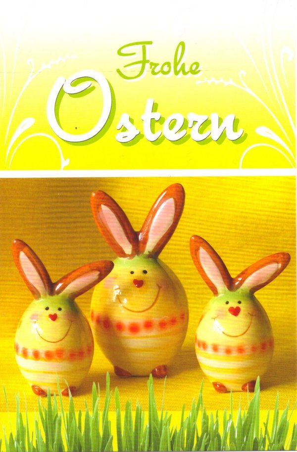 Gruß- / Glückwunschkarte "Frohe Ostern"