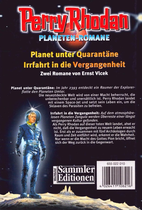Perry Rhodan - Planet unter Quarantäne, Irrfahrt in die Vergangenheit / Ernst Vlcek