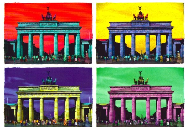 Postkarte „Brandenburger Tor"