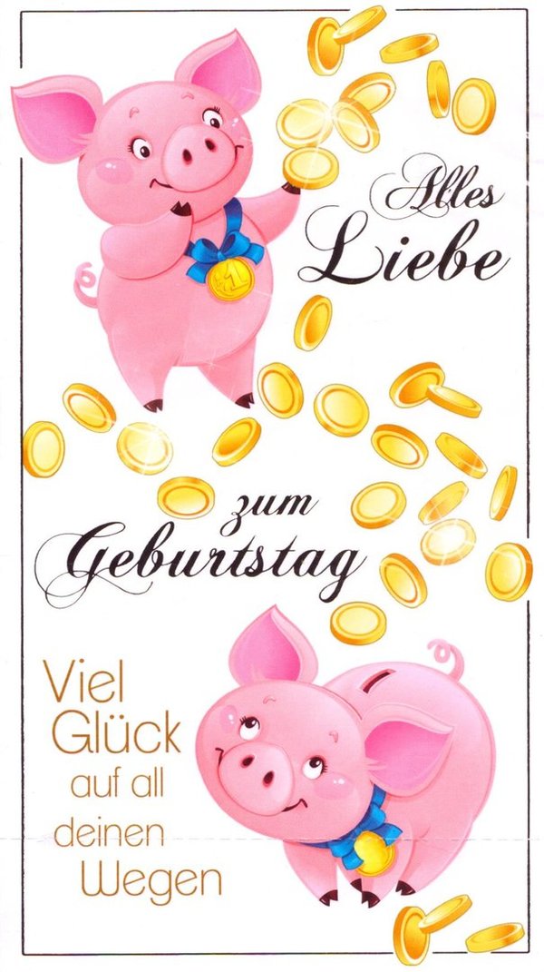 Gruß- / Glückwunschkarte "Alles Liebe zum Geburtstag"
