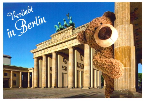 Postkarte „Verliebt in Berlin"