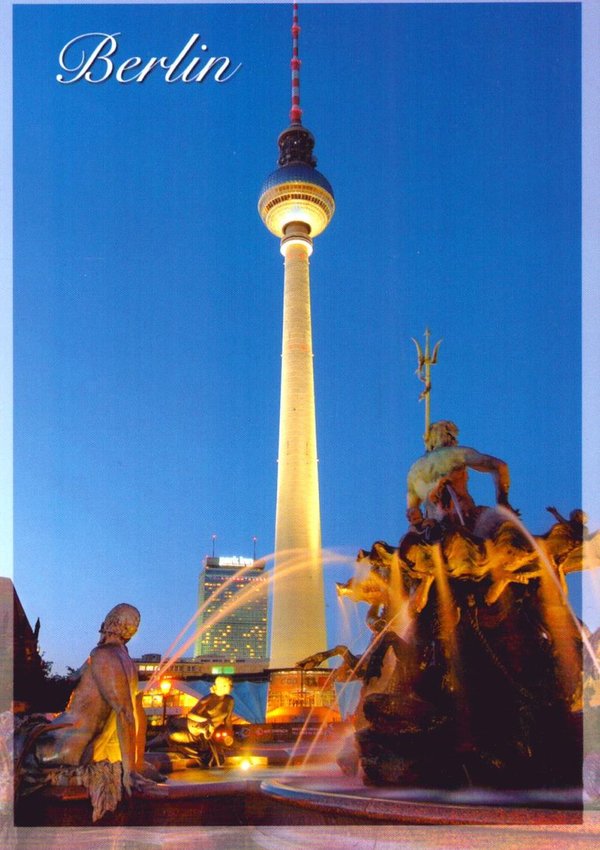 Postkarte „Berliner Fernsehturm"